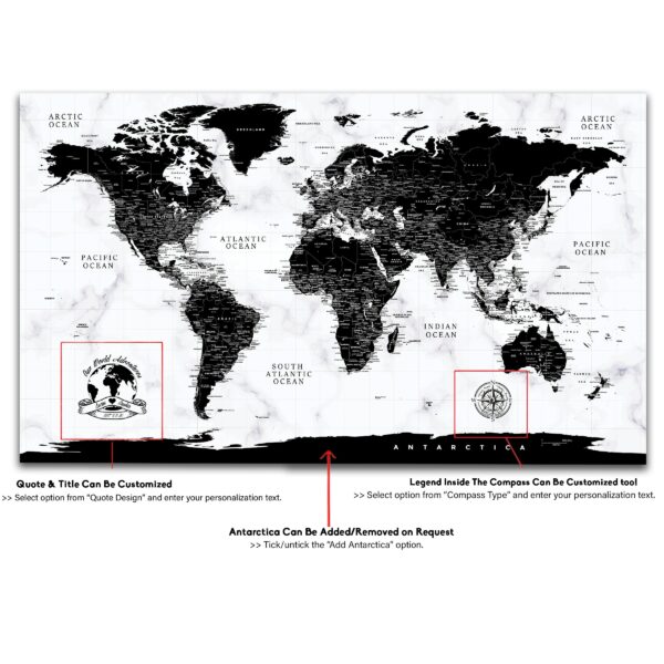 black and white world map detailed-min