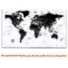 black and white world map non personlized-min