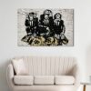 1 panels 3 wise monkeys canvas art