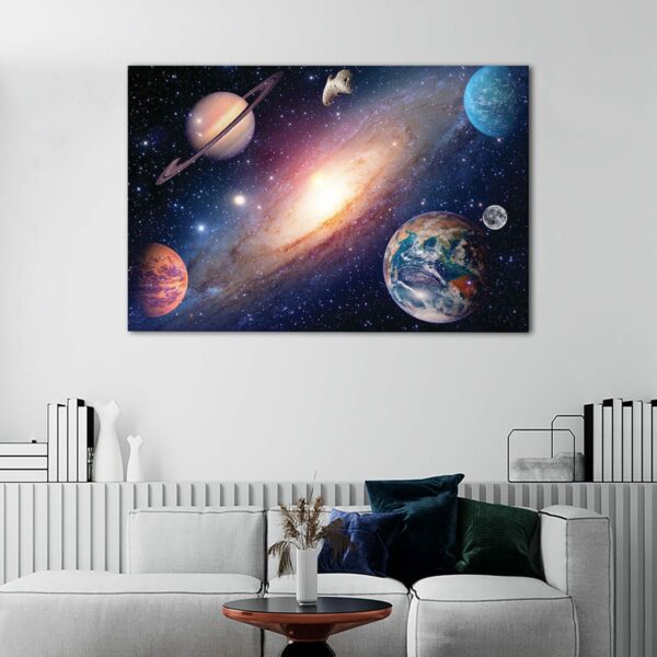 1 panels Amazing Planets & stars canvas art