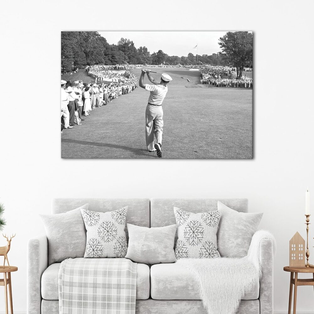 1 panels Ben Hogan 1 Iron shot canvas art