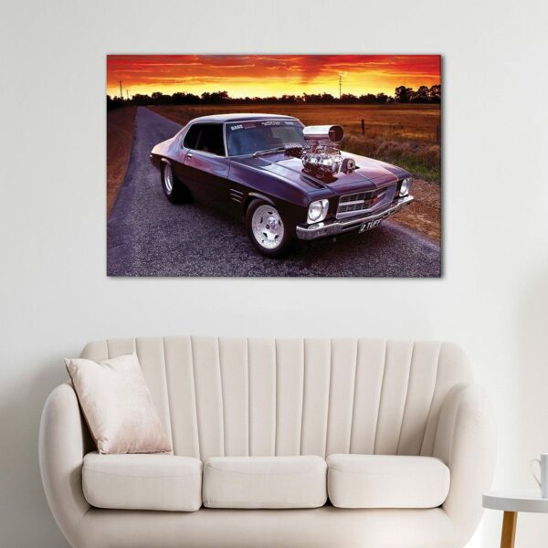 1 panels Dodge Charger canvas art