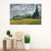 1 panels Wheat Field with Cypresses van gogh canvas art