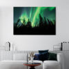 1 panels aurora borealis canvas art