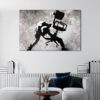 1 panels chair smash canvas art