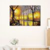 1 panels city tree painting canvas art