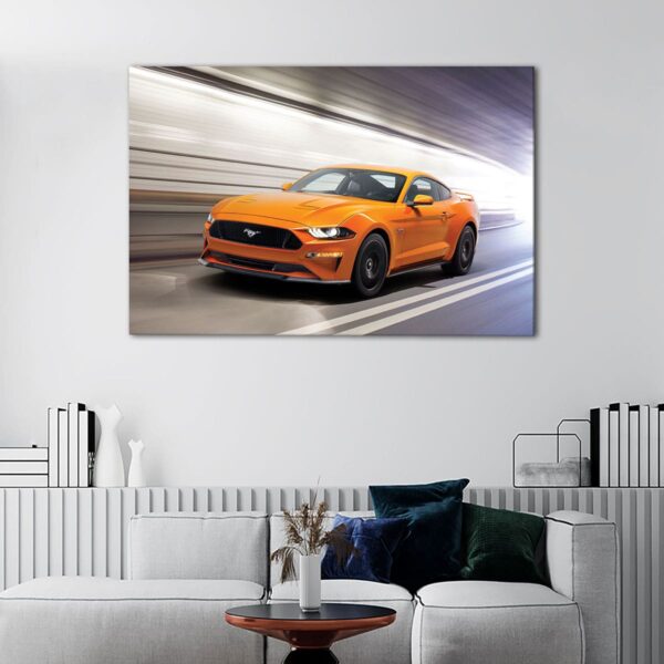 1 panels ford mustang canvas art