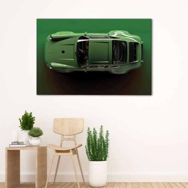  tableau porsche 911 verte