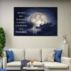 1 panels ladder to the moon canvas art