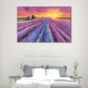 1 panels lavender field painting canvas art