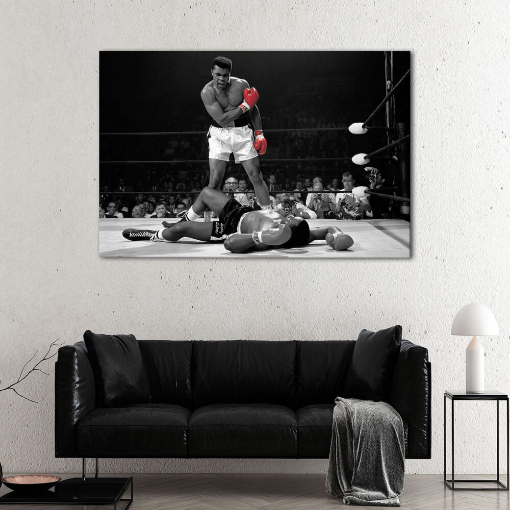 1 panels muhammad ali knockout canvas art