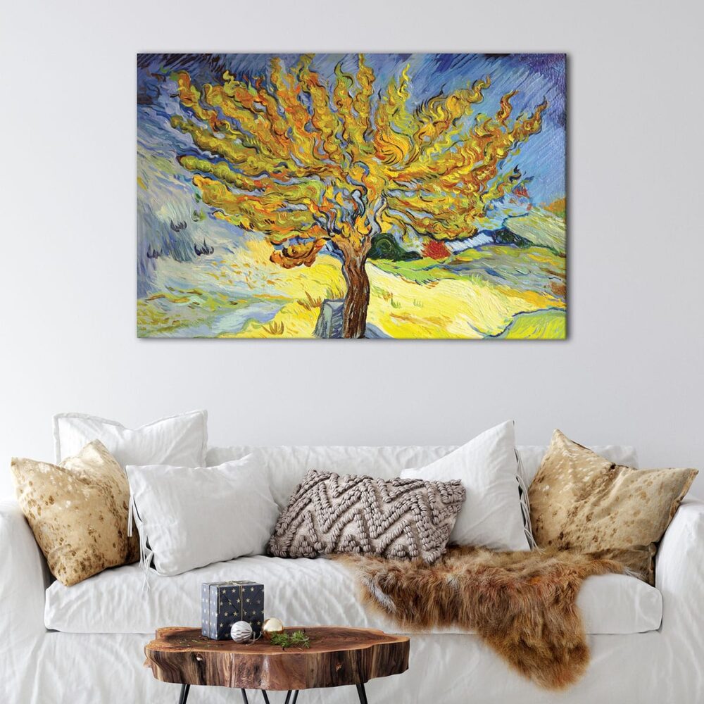 1 panels mulberry tree revisited van gogh canvas art