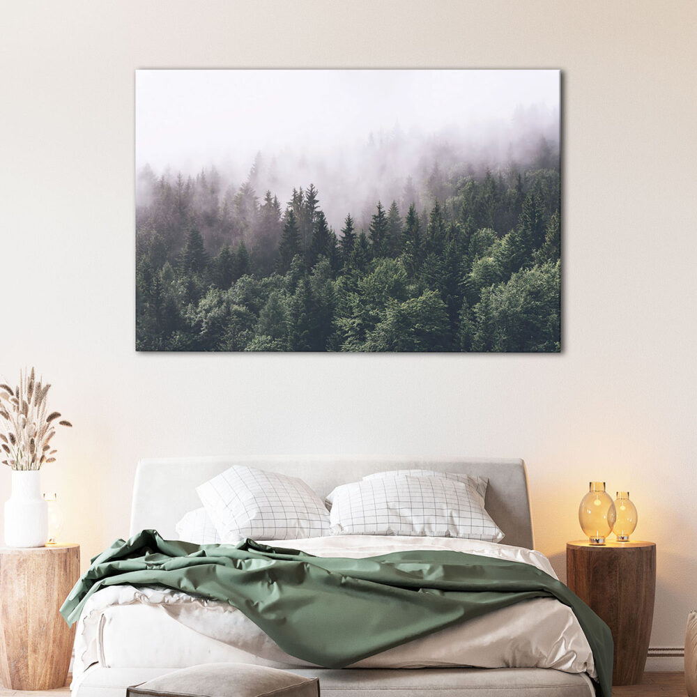 1 panels smoky forest utah canvas art