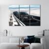 3 panels black bmw m5 canvas art