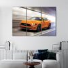 3 panels ford mustang canvas art