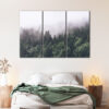 3 panels smoky forest utah canvas art