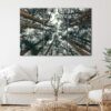 3 panels tree branches canvas art