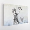 Banksy Nurse stretched canvas