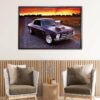 Dodge Charger floating frame canvas