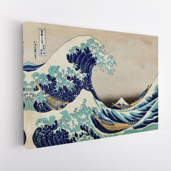 Great Wave Off Kanagawa stretched canvas