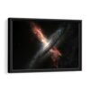 amazing black whole framed canvas black frame