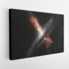 amazing black whole stretched canvas