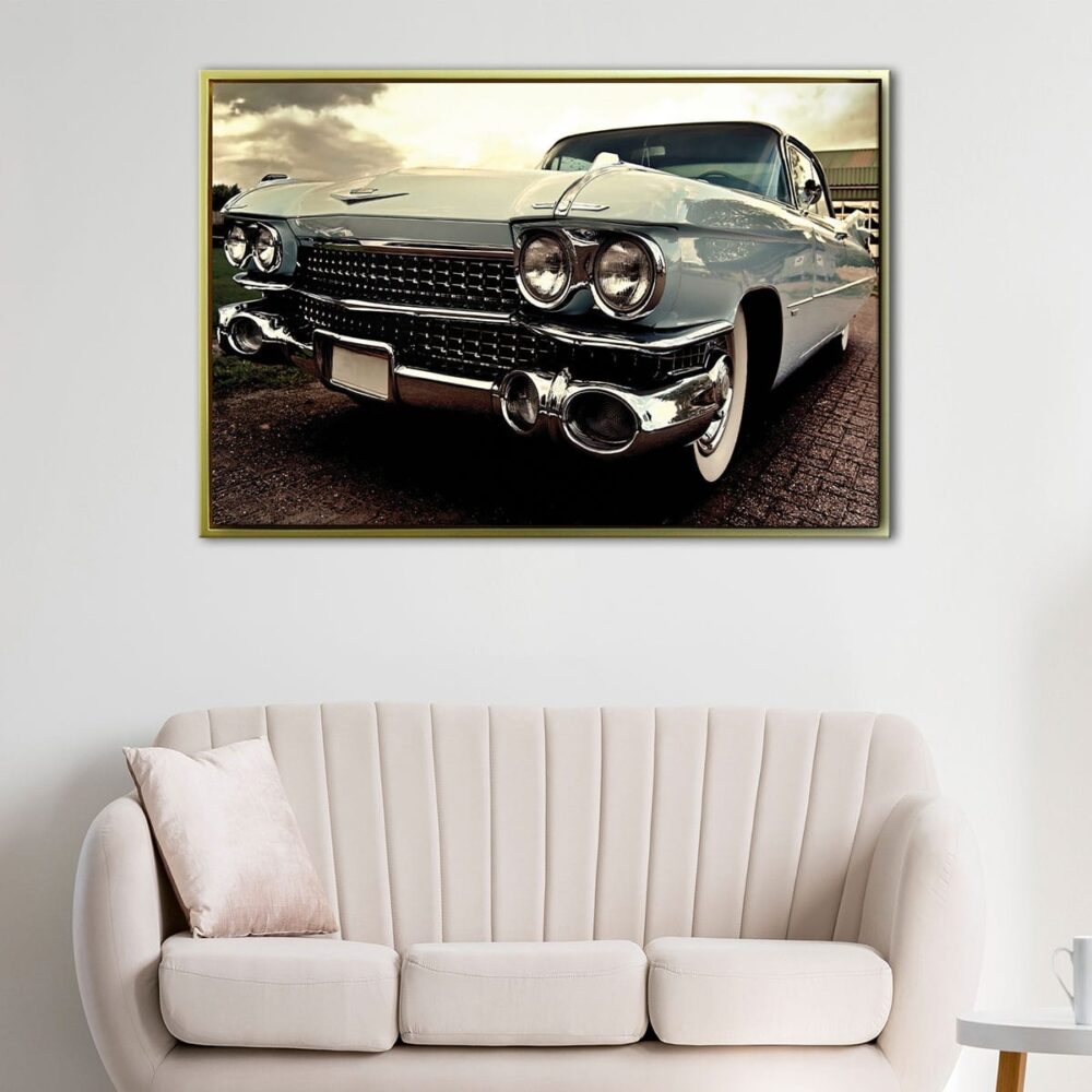 cadillac eldorado floating frame canvas