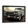 cadillac eldorado framed canvas black frame