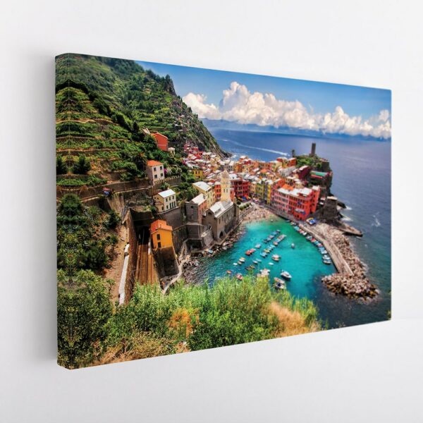 tableau sur toile imprimée cinque terre