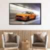 ford mustang floating frame canvas