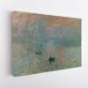 impression sunrise claude monet stretched canvas