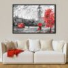 london city giclee print floating frame canvas