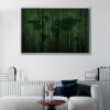 matrix world map floating frame canvas