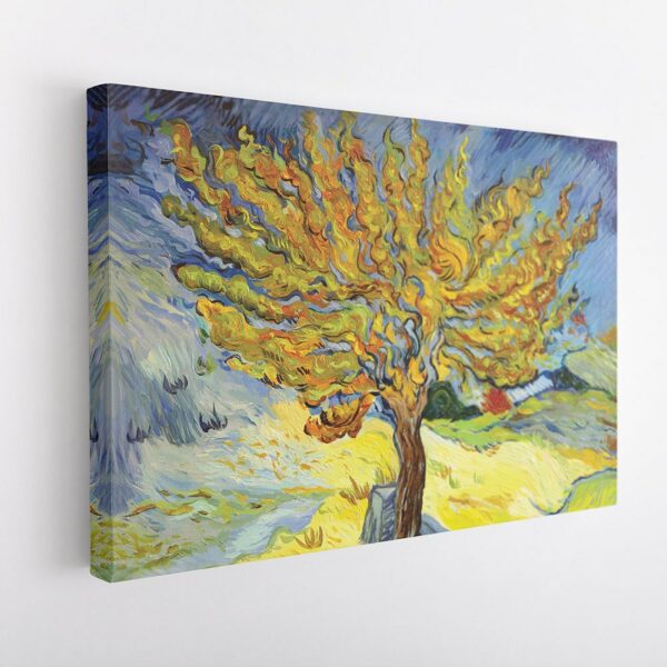 mulberry tree revisited van gogh stretched canvas