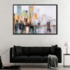 new york city giclee print floating frame canvas