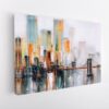 new york city giclee print stretched canvas