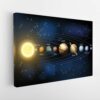 solar system stretched canvas