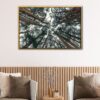 tree branches floating frame canvas