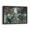 tree branches framed canvas black frame