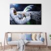 1 panels astronaut drinking soda canvas art