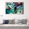 1 panels colorful eagle canvas art