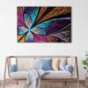 1 panels colorful fracta canvas art