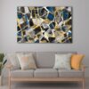 1 panels cracked glass canvas art