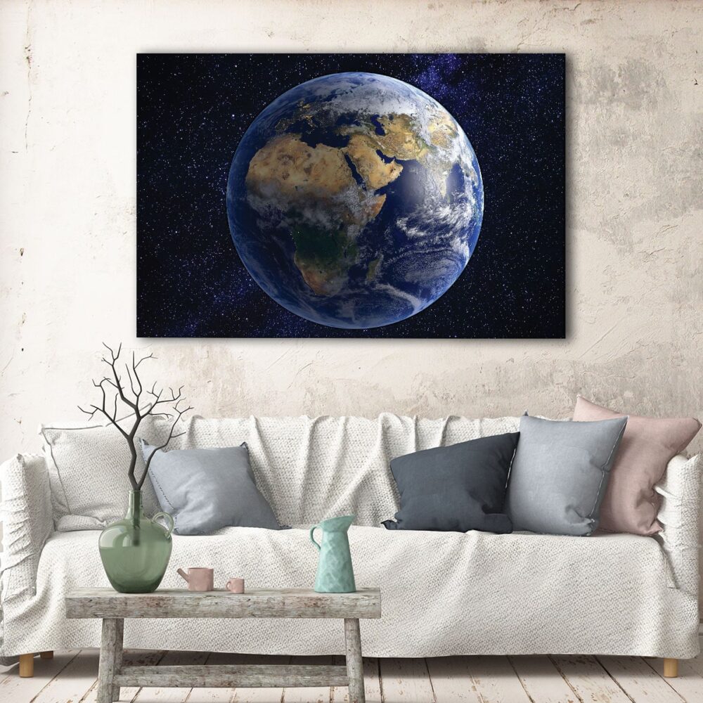 1 panels earth under stars canvas art