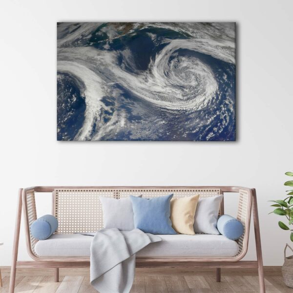 1 panels earth view canvas art