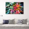 1 panels electrified colors canvas art