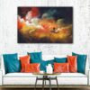 1 panels flying boat canvas art