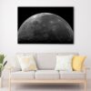 1 panels half moon canvas art