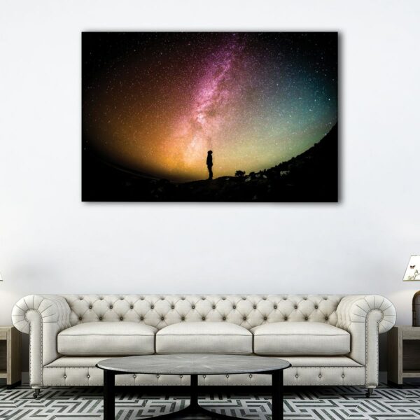 1 panels milky way canvas art