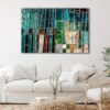 1 panels mosaic windows canvas art